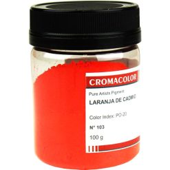 Pigmento Artístico Cromacolor 103 Laranja de Cadmio 100G