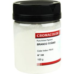 Pigmento Artístico Cromacolor 108 Branco Titânio 100G