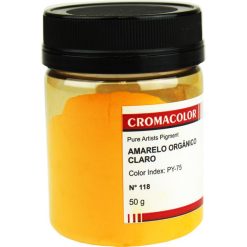 Pigmento Artístico Cromacolor 118 Amarelo Orgânico Médio 50G