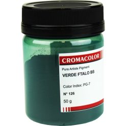 Pigmento Artístico Cromacolor 126 Verde Ftalo BS 50G