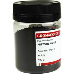 Pigmento Artístico Cromacolor 215 Preto de Marte 100G