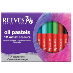 Pastel Oleoso Reeves 12 Cores