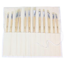 Kit de Pincéis Cromacolor Óleo e Acrílico c/18