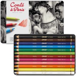 Lápis Pastel Seco 12 Cores
