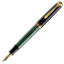 Caneta Tinteiro M800 Black Green Pena M
