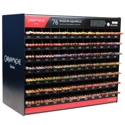 Lápis Aquarelável Museum Display 76 Cores