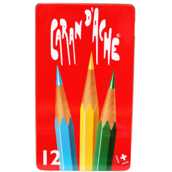Lápis Aquarelável Caran D’Ache RED 12 Cores