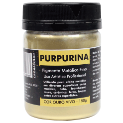 Purpurina Ouro Vivo 150g Cromacolor