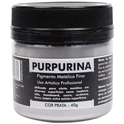 Purpurina Prata 40g Cromacolor