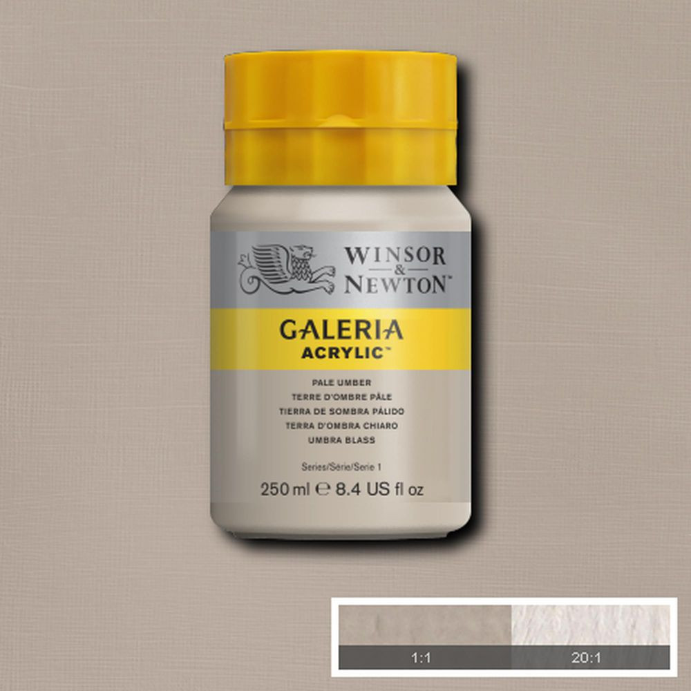 Tinta Acrílica Winsor & Newton Galeria 250ml 438 Pale Umber - Imagem 2