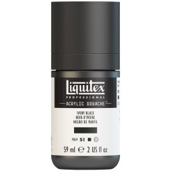 Acrílica Guache Liquitex 59ml S1 244 Ivory Black