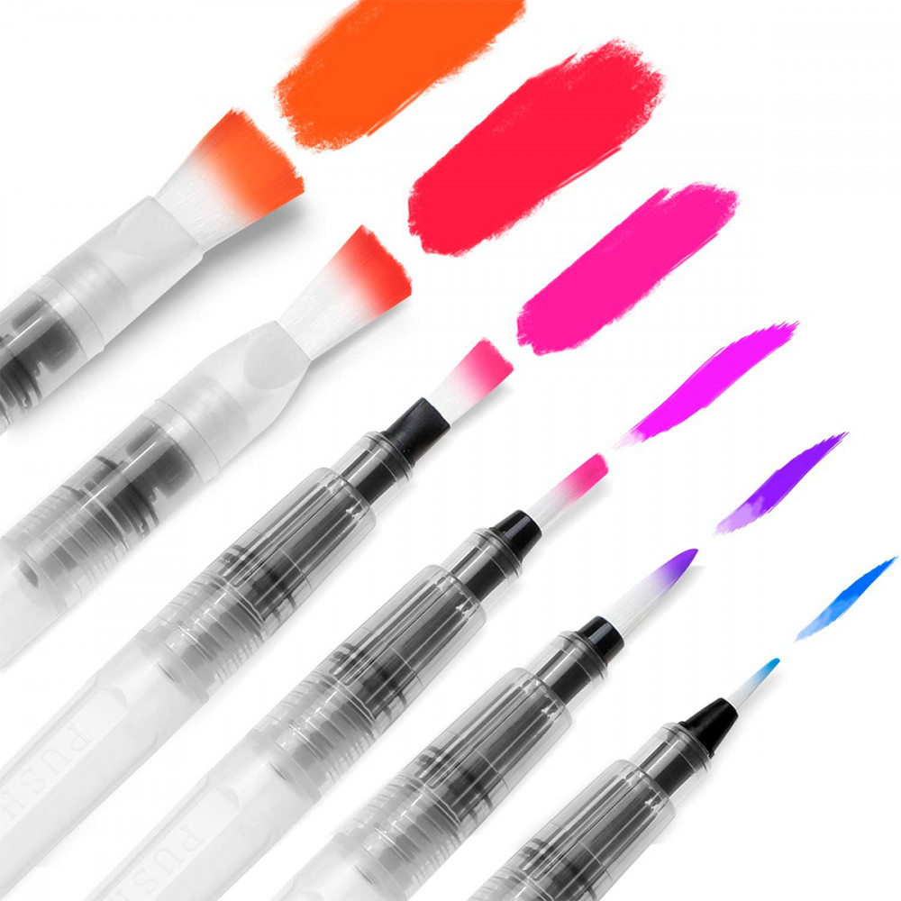 Pincel Sinoart WaterBrush Curto Redondo Pequeno - Imagem 7