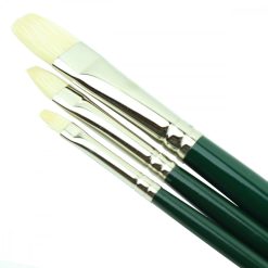 Pincéis Winsor & Newton WINTON Cabo Longo 3 Unidades