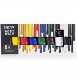 Estojo Tinta Acrílica Liquitex Basics 75ml 08 Cores Básicas
