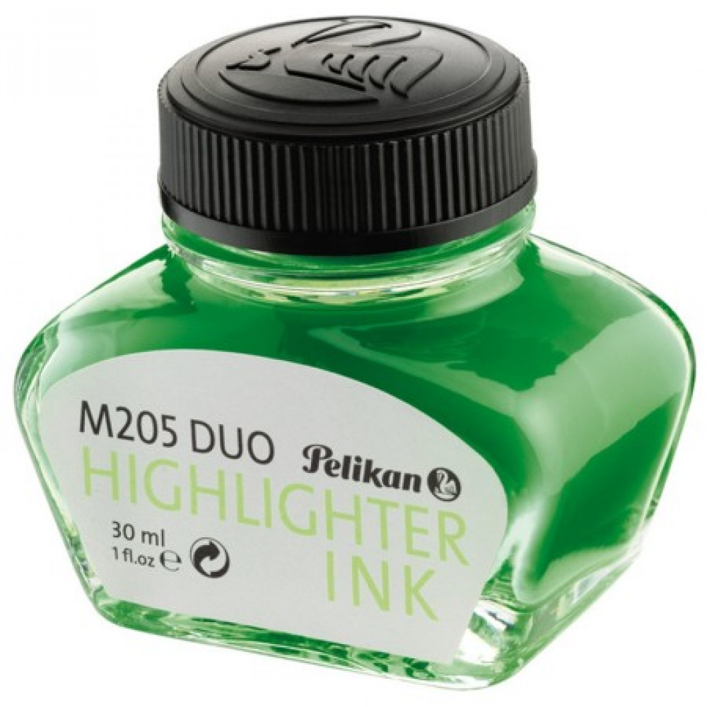 Tinta Para Caneta Tinteiro Pelikan Highlighter 30ml Verde